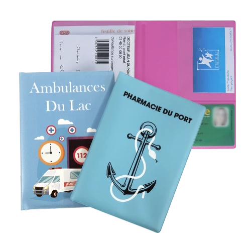 Garde-ordonnances portefeuille 1 carte – Impression numérique