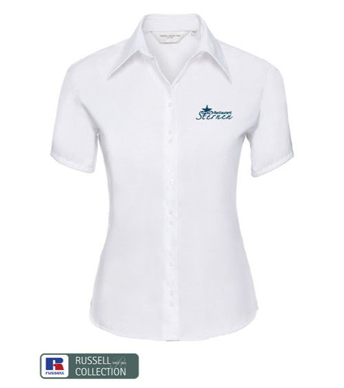 RUSSELL Bluse Ultimate bügelfrei Kurzarm