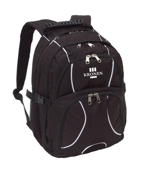 Rucksack mit mehreren Reißverschlussfächern