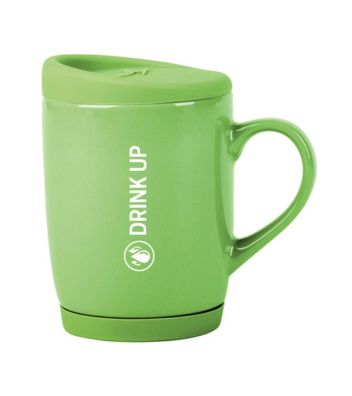 Keramiktasse mit Silikondeckel EASY DAY 350 ml