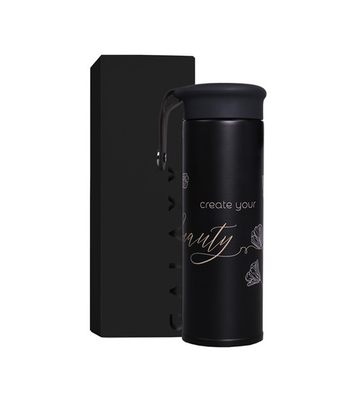 Thermosflasche aus Edelstahl MOON 420 ml - Digitaldruck