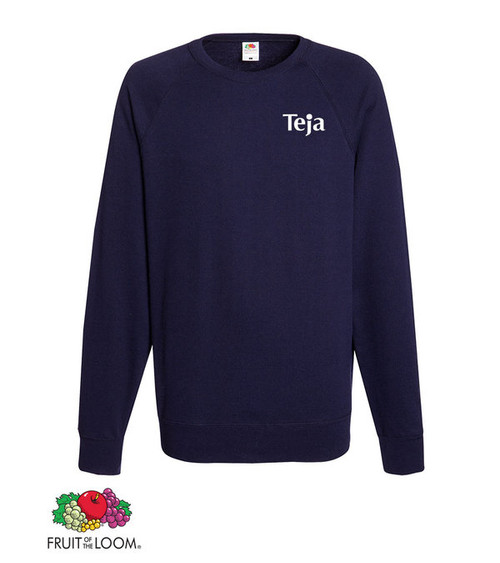 Fruit of the Loom Raglan Sweat Light Sweatshirt - bedruckt