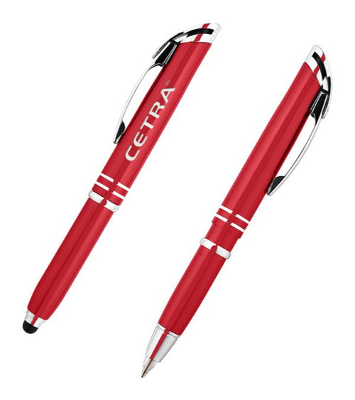 Medina 3-Funktionen hochwertiger Kugelschreiber aus Metall mit Licht & Stylus