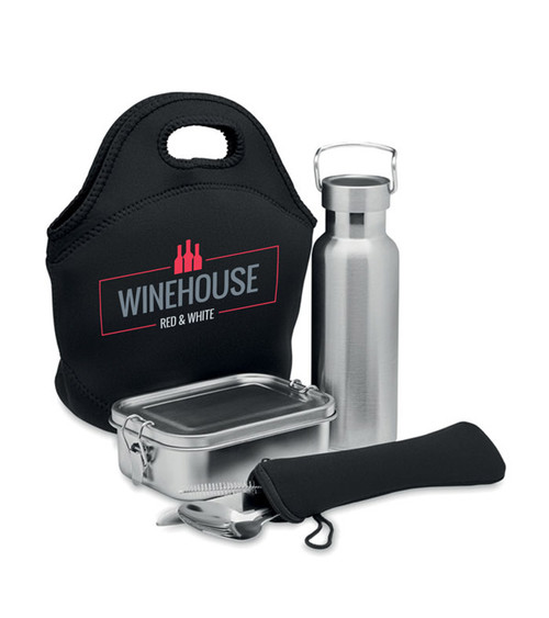 Lunch-Set aus Edelstahl ILY