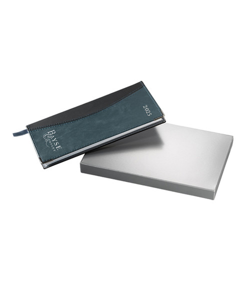Geschenkverpackung für Taschenkalender - Silber