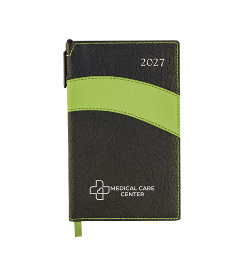 Taschenkalender Windsor Wave mit Haftnotizen & Kugelschreiber mit Stylus