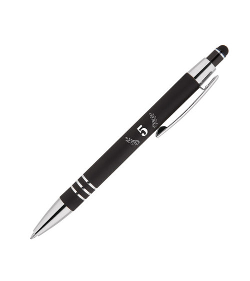 Celena Kugelschreiber aus Metall mit Stylus - 5. Jubiläum