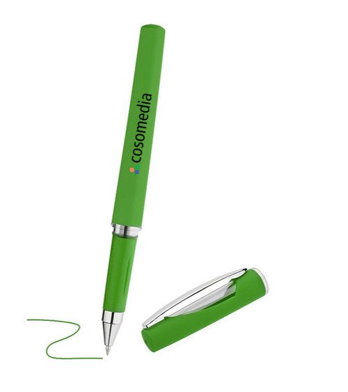 Fortis Soft-Touch Promo Kugelschreiber mit farbiger Gel-Tinte & mehrfarbigem Aufdruck