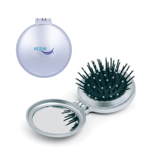 Klappbürste mit Spiegel BEAUTY