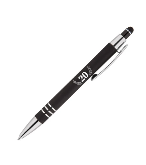 Celena Kugelschreiber aus Metall mit Stylus - 20. Jubiläum
