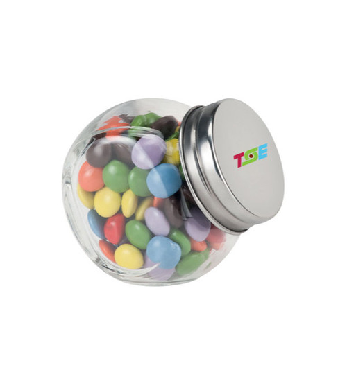 Schokolinsen im Bonbonglas CHOCKY