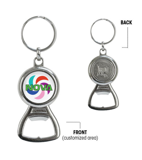 Einkaufswagenchip Flaschenöffner magnetisch 1