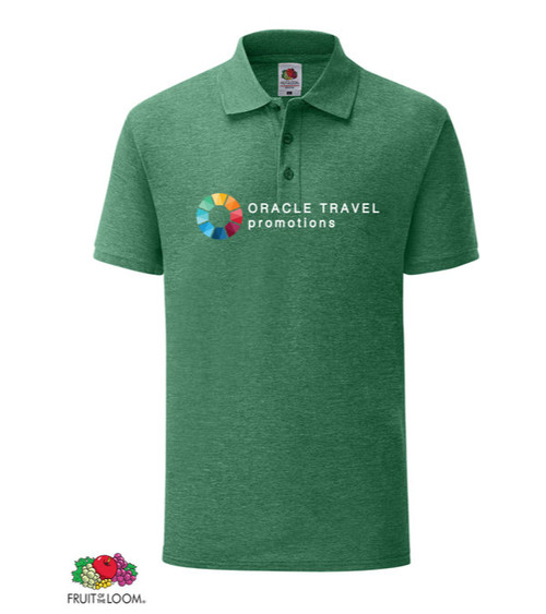 Fruit of the Loom Poloshirt Herren 180 g/m² - Digitaldruck