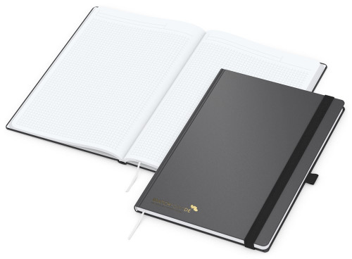 Notizbuch Vision-Book White Bestseller inkl. Prägung