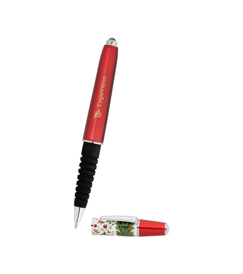 Fina Festive hochwertiger Kugelschreiber aus Metall mit Licht