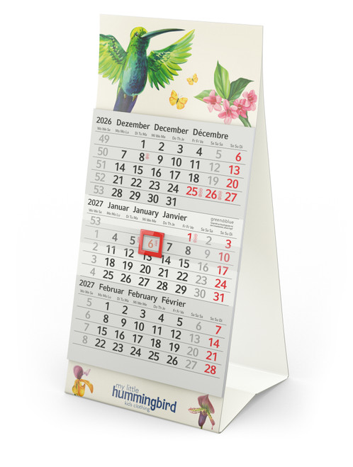 Tischkalender Mini 3 Recycling