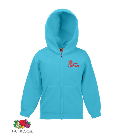 Fruit of the Loom Kapuzensweatjacke Kids 280 g/m² - bestickt