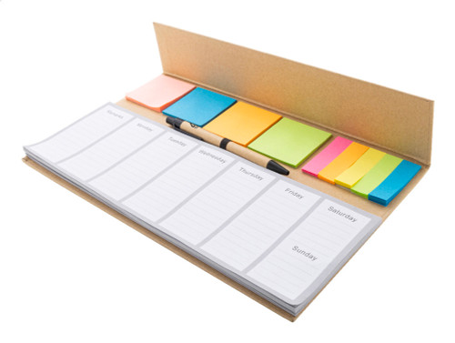 Weeknot - Wochenplaner für den Schreibtisch