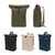 SAINT. Roll-top backpack made of recycled cotton and recycled polyester (380 g/m²)