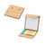 AINSLEY. 2-in-1 Office Set made of 100% Recycled Paper with 6 Sticky Note Pads