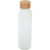 Lume 500 ml Frosted Soda-Lime Glass Bottle with Bamboo Lid