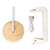 Coollux Foldable Paper LED Lamp Aurora on Wooden Base, 22cm