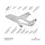 ROMINOX® Key Tool // Airplane - 19 functions (Flugzeug)