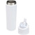 Theron 800 ml RCS Trinkflasche aus recyceltem, einwandigem Edelstahl mit Multifunktionsdeckel und Klappstrohhalm