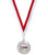 Medaille Silber Wellen-Design