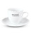 Tasse aus Porzellan TANGO 180 ml mit Untertasse