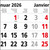 5-Monats-Wandkalender 3 Sprachen