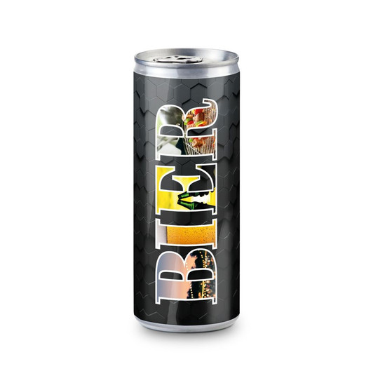 Helles Bier in der Slimline Dose, feinherb und leicht malzig, 250 ml