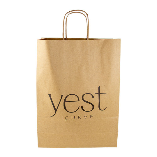 Paper Carrier Bags with Twisted Handle Brown XXL (A2) 44 x 14 sx 50 cm