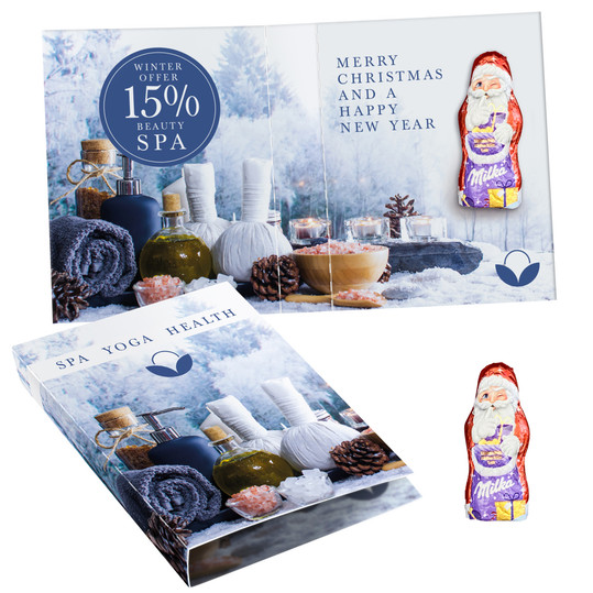 Sweet Milka Mini Santa Envelope