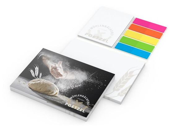 Oslo Softcover Custom Bestseller Sticky Note Set, 50/25 Sheets Oslo Softcover Custom Bestseller Sticky Note Set, 50/25 Sheets