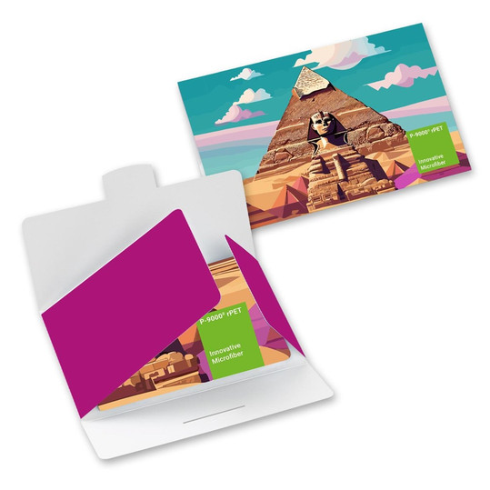 POLYCLEAN rPET Display Cloth 30x20 cm in Paper Case, All-Inclusive Package POLYCLEAN rPET Display Cloth 30x20 cm in Paper Case, All-Inclusive Package