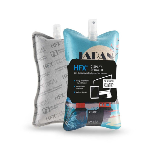 HFX® DisplaySprayer with standard paper banderole, all-inclusive package HFX® DisplaySprayer with standard paper banderole, all-inclusive package
