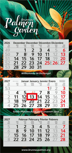 3-Monatskalender Profil 3 Recycling (Mehrblock)