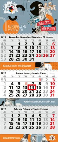 3-Month Maxi Wire-O 3 Bestseller Calendar (Multi-block)