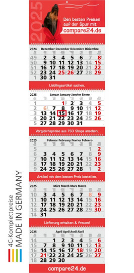 5-Month Calendar Grande Wire-O 5 Bestseller (Multi-block)