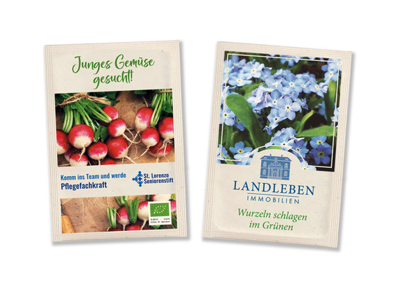 Custom Veggie Seed Packet 87.09 x 127 mm | promo seed packs M