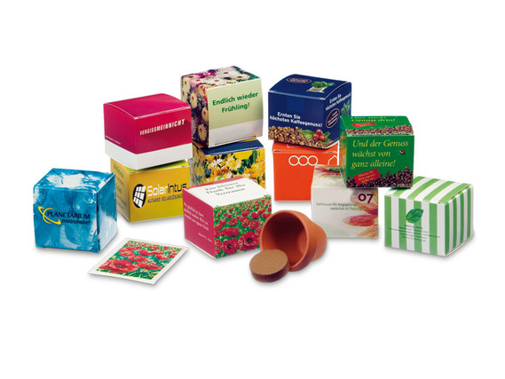 Promotional Power Seed Cube (white paper)