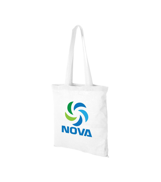 Baumwoll-Tragetasche CAROLINA mit Ihrem individuellen Logo-Druck