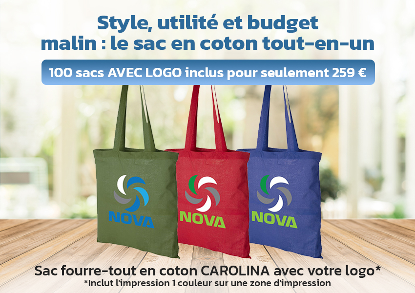  Ajouter à la liste d'envies Demande de devis Demande d'échantillon Sac cabas en coton CAROLINA