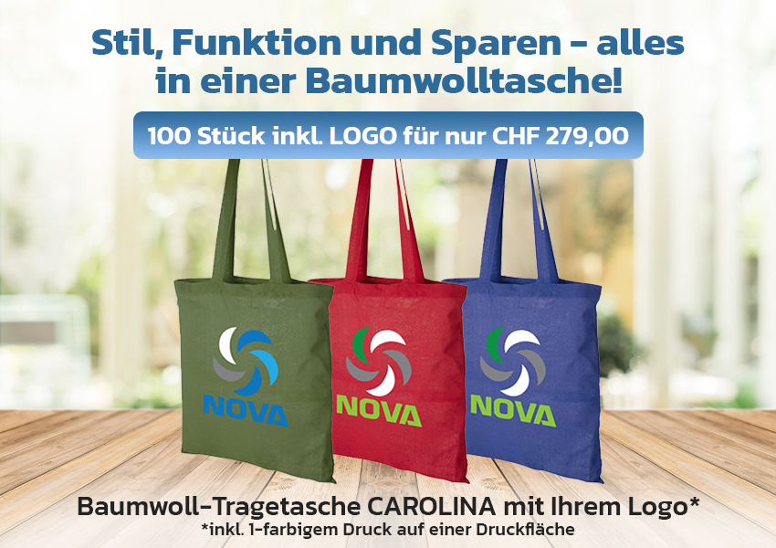 Baumwoll-Tragetasche CAROLINA