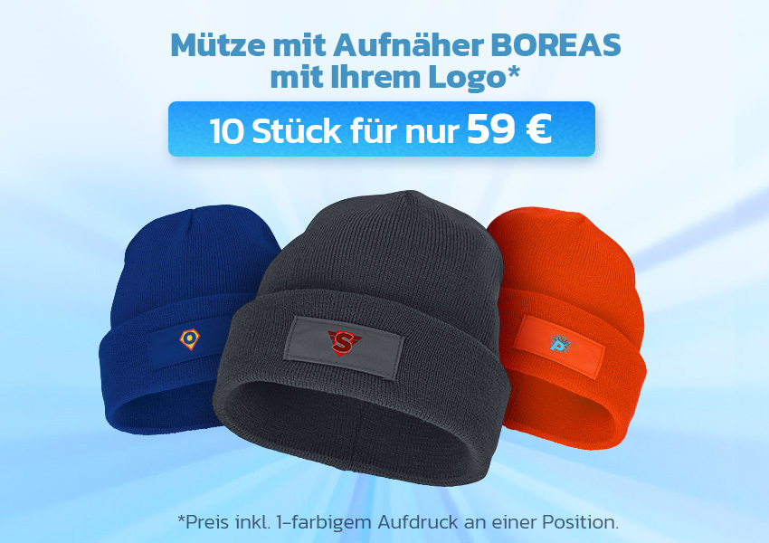 Mütze mit Aufnäher BOREAS