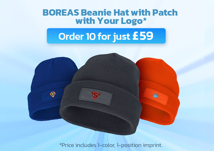 BOREAS Beanie Hat with Patch