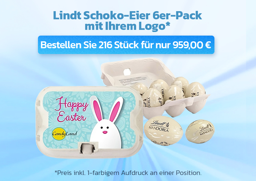 Lindt Schoko-Eier 6er-Pack