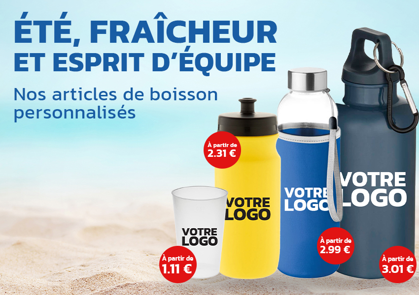 Articles de boisson personnalisés