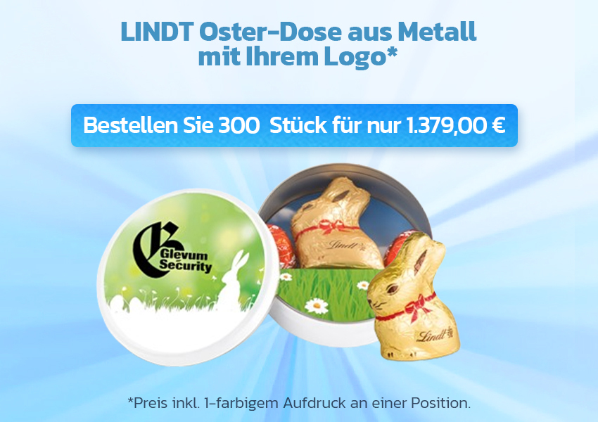 LINDT Oster-Dose aus Metall